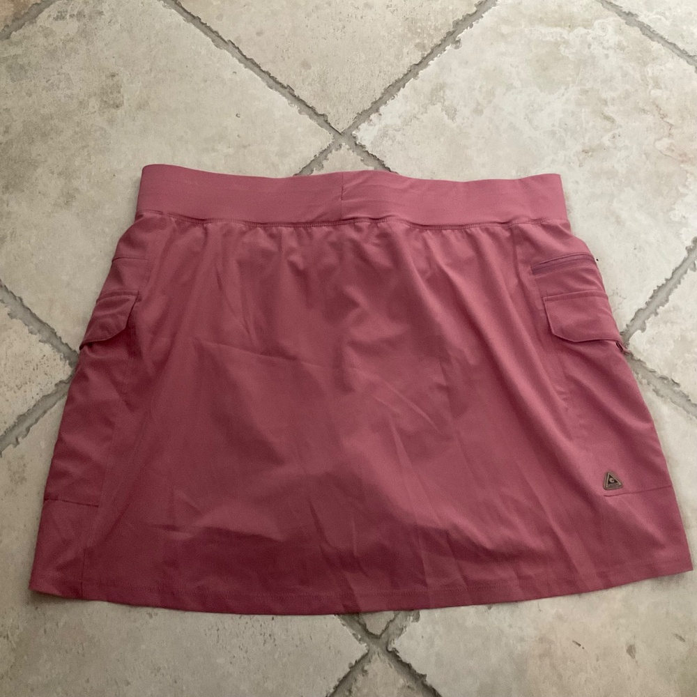 Gerry‎ Mauve Tennis Skirt Skort Size XXL - built in shorts, cargo pockets - Picture 9 of 11